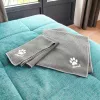 Towel VILEDA Pet Wipes 172650 450x700 mm, polyester, machine washable, grey