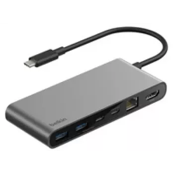 Belkin CONNECT USB-C 8-in-1 Hub Dual USB-C Ports si. INC024hqSGY