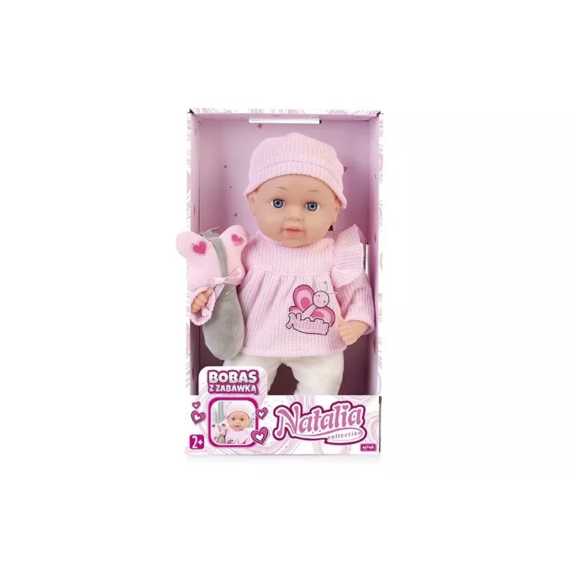 Doll Artyk Natalia 33 cm with toy - Artyk 33 cm baby doll with accessory