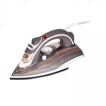 Steam iron Adler AD 5030 — steam iron, 3000 W, ceramic soleplate, 0.31 L water tank, 20 g/min continuous steam, vertical steam, anti-calc
