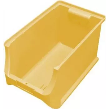 Storage box allit ProfiPlus 4H 205×200×355 mm Yellow – plastic parts organiser