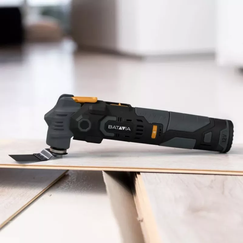 Batavia B.V. | 12V Cordless Anti-Vibration Multitool - Fixxpack 2.0 Set (incl. 2.0Ah battery and USB-C charging cable)