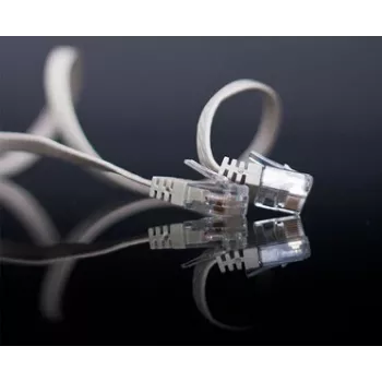 Networking Cable ShiverPeaks SP712-SLW 2m Cat6 U/UTP White
