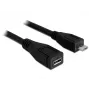USB Cable DeLOCK 83248 USB 2.0 1m Micro-USB B Black