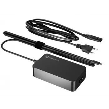 NATEC Grayling USB-C 45W power adapter Universal Black