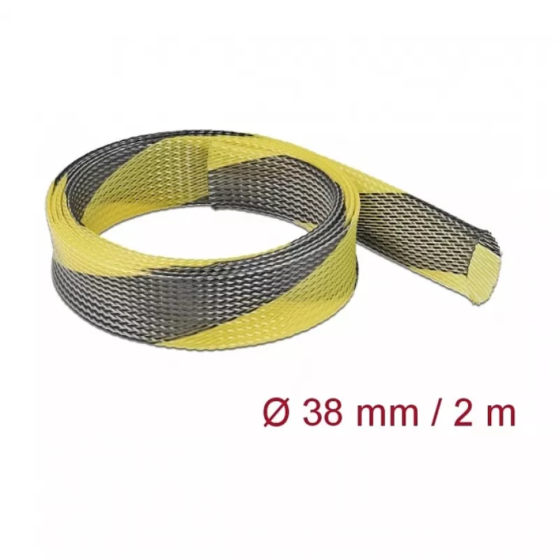 Cable Sleeve DeLOCK 20752 Black Yellow