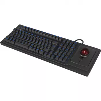 Wired Mechanical Full-size Keyboard KeySonic KSK-8202ELU-T (DE) — USB, German layout, Black