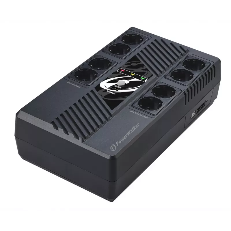 PowerWalker VI 600 MS FR UPS Line-Interactive 0.6 kVA 360 W 8 AC outlets
