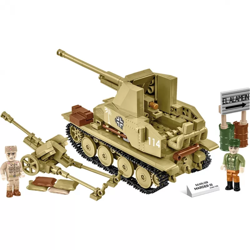 Construction set Cobi Blocks Marder III – 486 pieces, military vehicle model