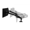 Ergotron LX Pro - Mounting Kit (Doppelarm) - modular - for 2 LCD-Displays - side-by-side - Aluminium - Black - Screen Size: to 68,6 cm (to 27 inch) (45-686-292)