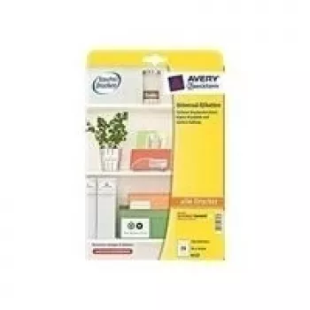 Avery Zweckform Universal - Labels - White - 70 x 36 mm - 240 label(s) (10 Sheets x 24) - (6122)