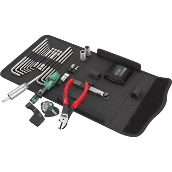 guitar tool Set 9100 Kraftform compact, 27-piece (black)