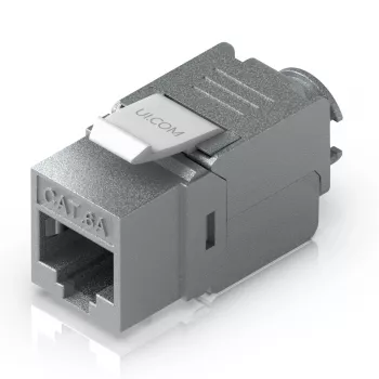 Keystone Jack Ubiquiti UACC-Keystone-Jack-C6A RJ-45 Flat Metallic
