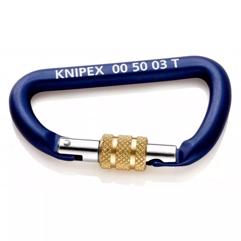 Locking carabiner Knipex 00 50 03 T BK