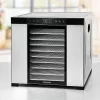 Food dehydrator Rommelsbacher DA1050, stainless steel, 5-tray (10 stainless trays), adjustable 35–75 °C, 99 h timer, 1.6 m² drying area