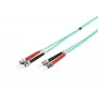 DIGITUS - Patch-Cable - ST multi-mode (M) - ST multi-mode (M) - 3 m - Fibre Optic - 50 / 125 micron - turquoise