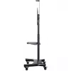 HAGOR HP Twin Stand HD - Cart - for Flat Screen / AV Equipment - Black - Screen Size: 140-213 cm (55-84) - Mounting Interface: to 800 x 500 mm (8210)