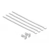 DeLOCK 10 inch Patch Panel 8 port Cat.6A 0.5U grey Metal