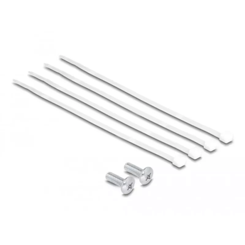 DeLOCK 10 inch Patch Panel 8 port Cat.6A 0.5U grey Metal