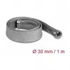 Braided Sleeve DeLOCK 20825 1 m x 30 mm Grey