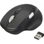 Renkforce RF-WM-220 Mouse Wireless, Bluetooth® Size: M/L optical Black 11 Buttons 4800 dpi Ergonomic, Easy Switch 3 Devices, Multipair-Funktion, (RF-6857524)