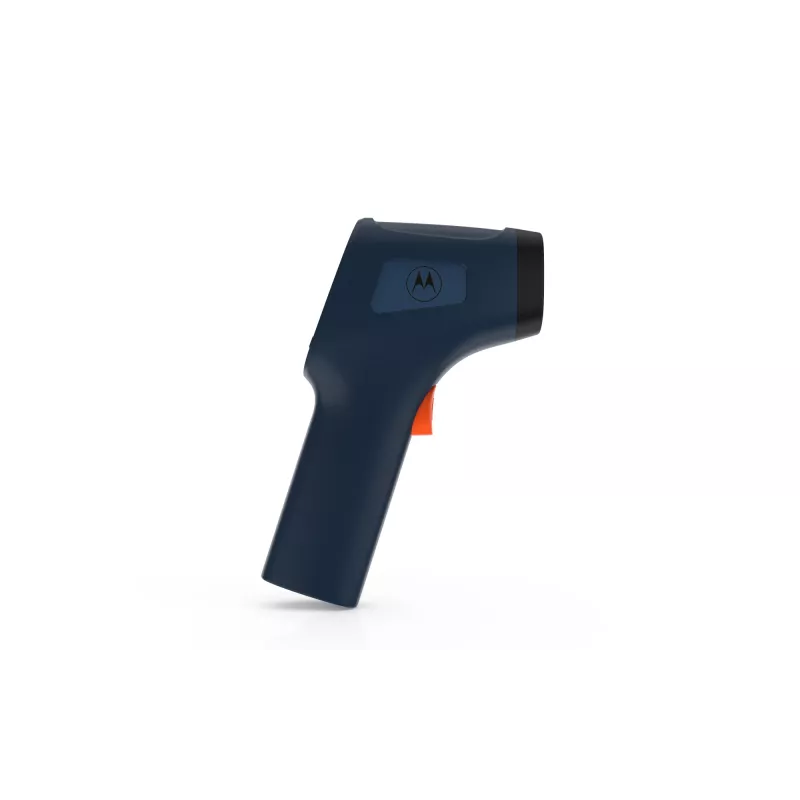 Remote sensing thermometer Motorola TE-93 Blue Forehead AA battery