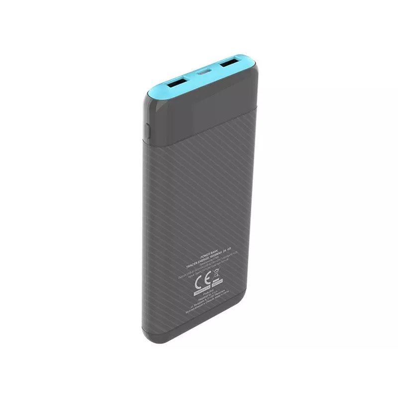 PowerBank EnerGo 10000mAh gray-blue