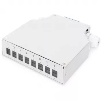 Splice Box Digitus DN-96891 for 8 LC/DX Couplers