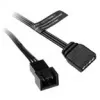 ARGB adapter cable Barrow ZBDZJX-5M — 3-pin 5V addressable RGB, length 10 cm