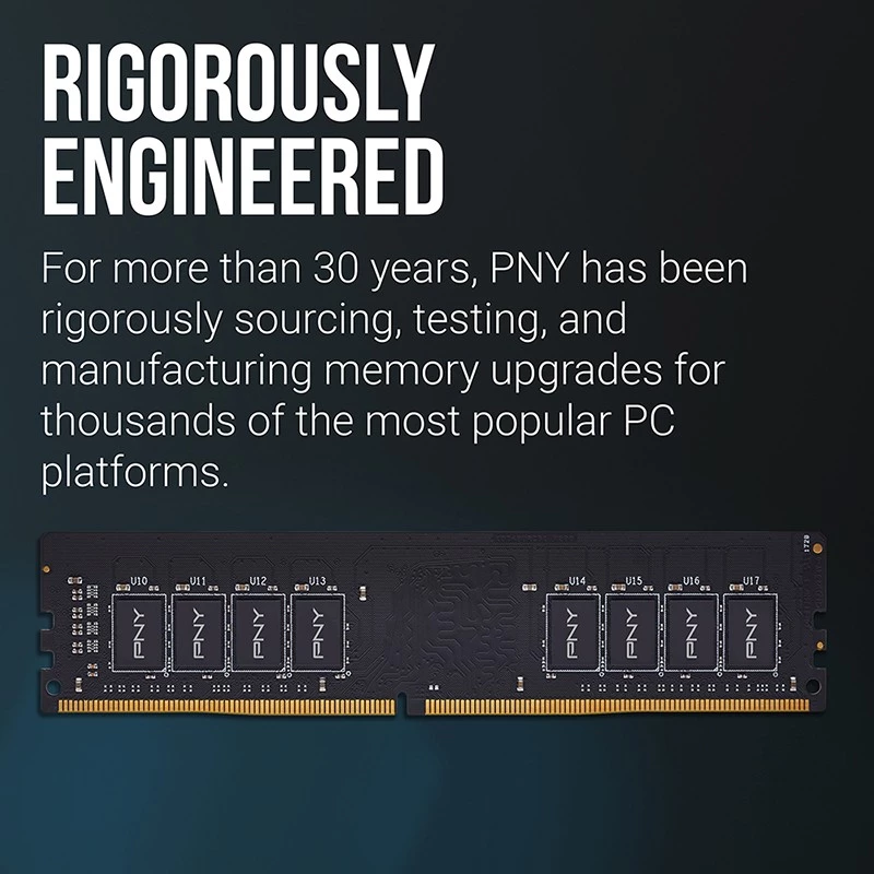 PNY MD16GSD43200-TB, 16 GB, 1 x 16 GB, DDR4, 3200 MHz, 288-pin DIMM