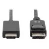 Adapter Cable Displayport 1.2 with interlock 4K 60Hz UHD Typ DP/HDMI A M/M black 2 m
