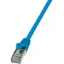 Logilink - Patch-Cable - RJ-45 (M) - RJ-45 (M) - 1 m - SF/UTP - CAT 5e - Blue (CP1036D)