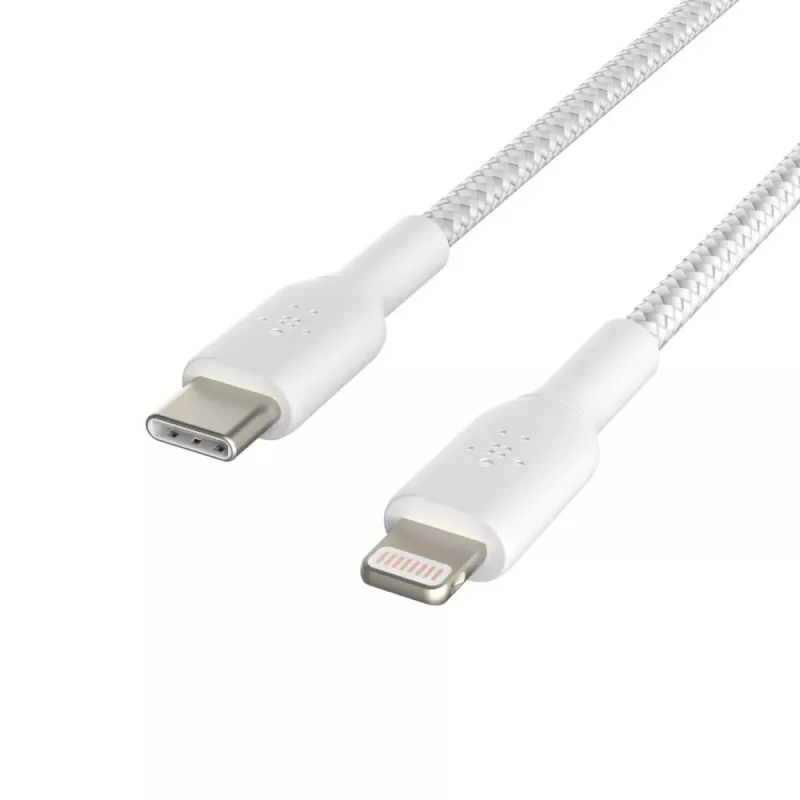 Lightning Cable Belkin CAA004BT2MWH 2m White