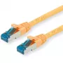VALUE - Patch-Cable - RJ-45 (M) to RJ-45 (M) - 2 m - SFTP, PiMF - CAT 6a - Halogen-Free, Moulded, Snagless, stranded - Yellow (21.99.1932)