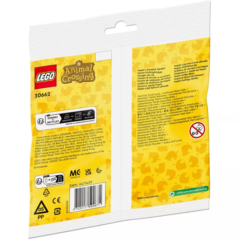 30662 Animal Crossing Monas Pumpkin Garden, Construction Toy Polybag