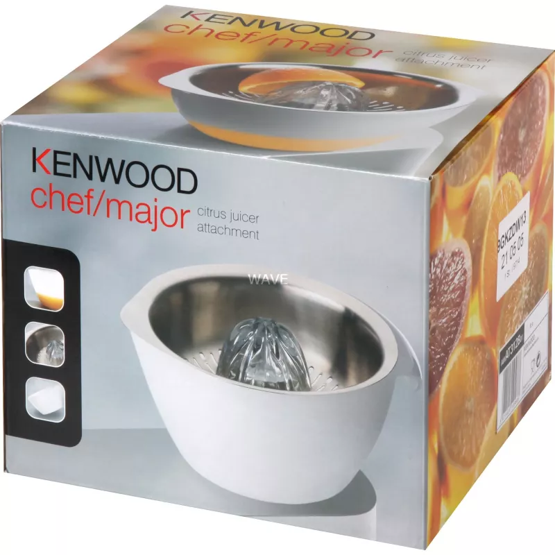 Kenwood AT312 citrus press attachment - 0.6 L, silver/white