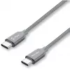 USB Cable Nevox 1654 USB 2.0 2m USB C Grey Silver