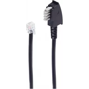 shiverpeaks ®-BASIC-S--TAE N-Plug to Western-Plug 6/6, for Fax-Devices, 6-adrig, 3,0m (BS70163)