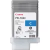 Ink cartridge Canon PFI-102C cyan – compatible for large-format Canon printers, 130 ml capacity