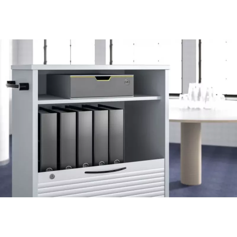 File storage box Plastic Grey Durable 760127