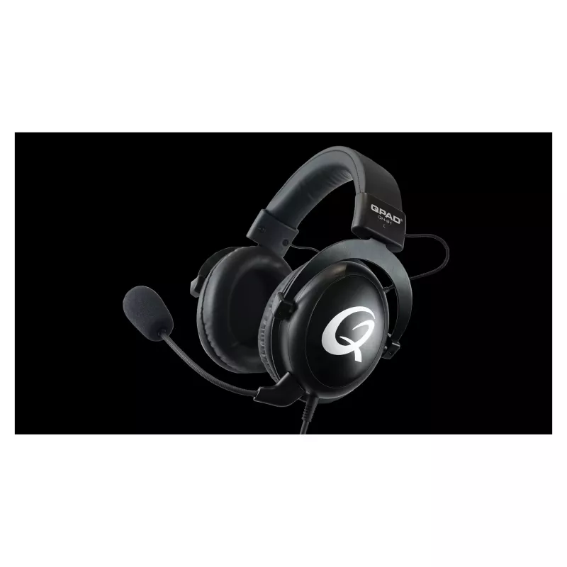 Headset QPAD QH-91 wired head-band, circumaural, 15–25000 Hz, 2 m cable, black