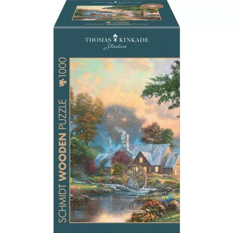 Wooden jigsaw puzzle schmidt spiele 59797 Thomas Kinkade Studios 1000 pieces, wooden pieces