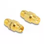 DeLOCK Adapter RP-SMA jack to SMA jack 8mm diameter 17.1mm width