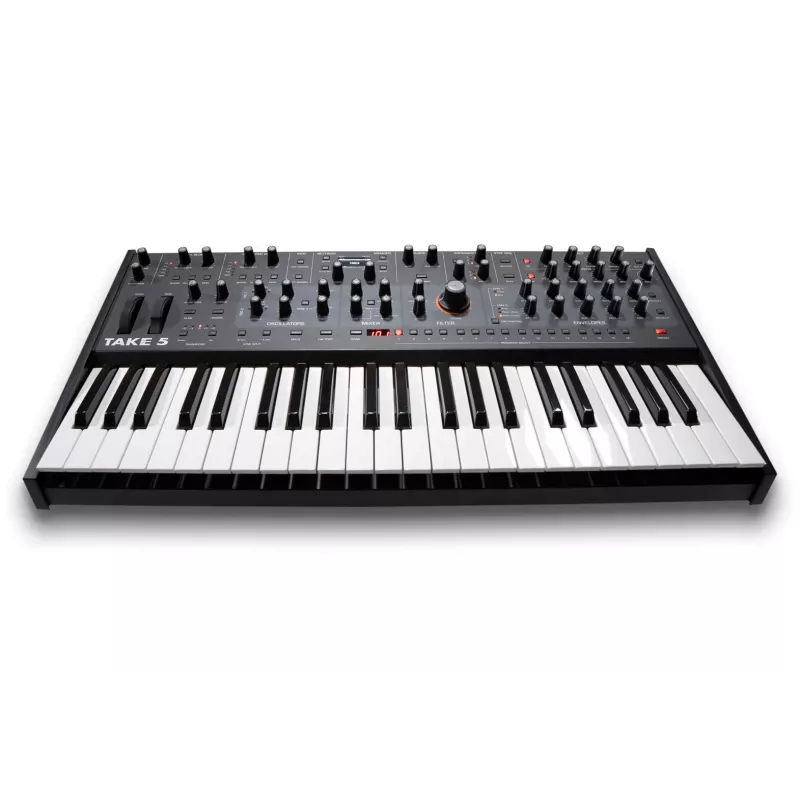 Analog polyphonic synthesizer Sequential Take 5 (SEQ 3500) – hardware poly synth