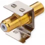 ROLINE Keystone-Coupling RCA Shielded Metal White (26.11.0395)