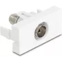 DeLOCK 90844 Socket Outlet IEC F White 75 Ω Male