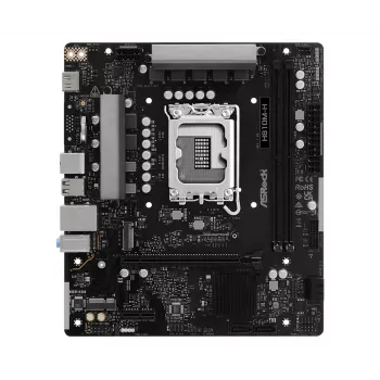 Micro ATX motherboard ASRock H810M-H — Intel H810, LGA 1851 (Socket V1), 2x DIMM DDR5, up to 128 GB, M.2 & SATA III