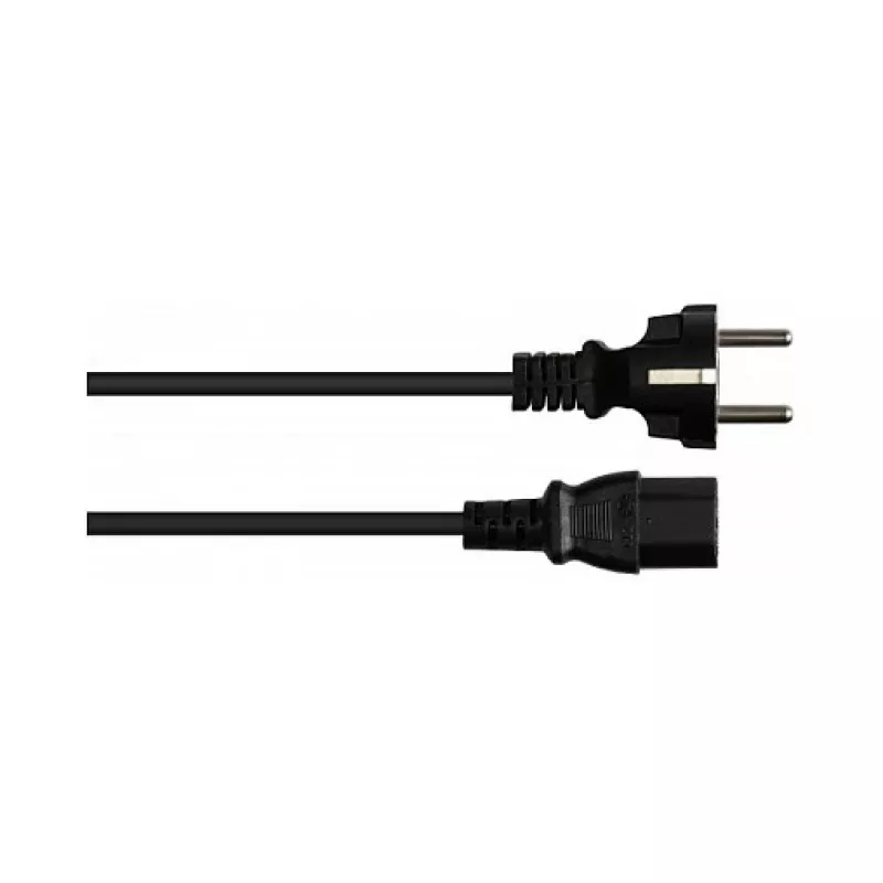 Good Connections grounded plug to C13 black 3m