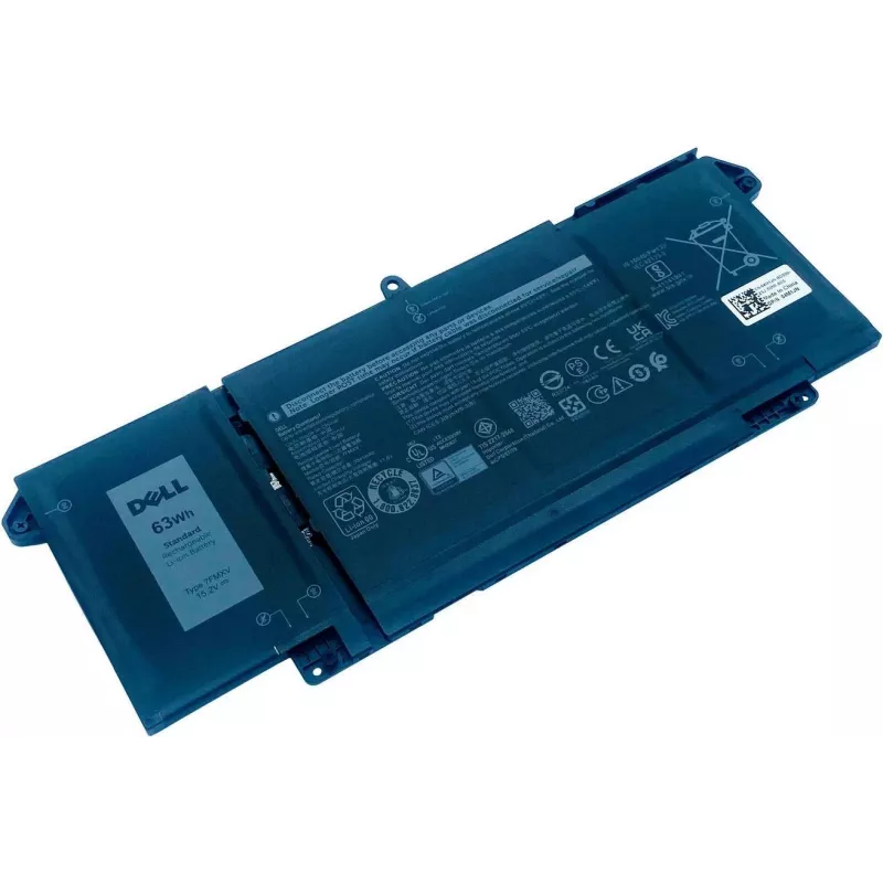 Laptop battery Dell 63Wh lithium‑ion model 451-BCUW, compatible with select Dell notebooks