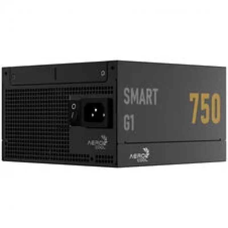 Power supply AEROCOOL Smart G1 750W, 80 PLUS Gold, ATX 3.1, PCIe 5.1, black